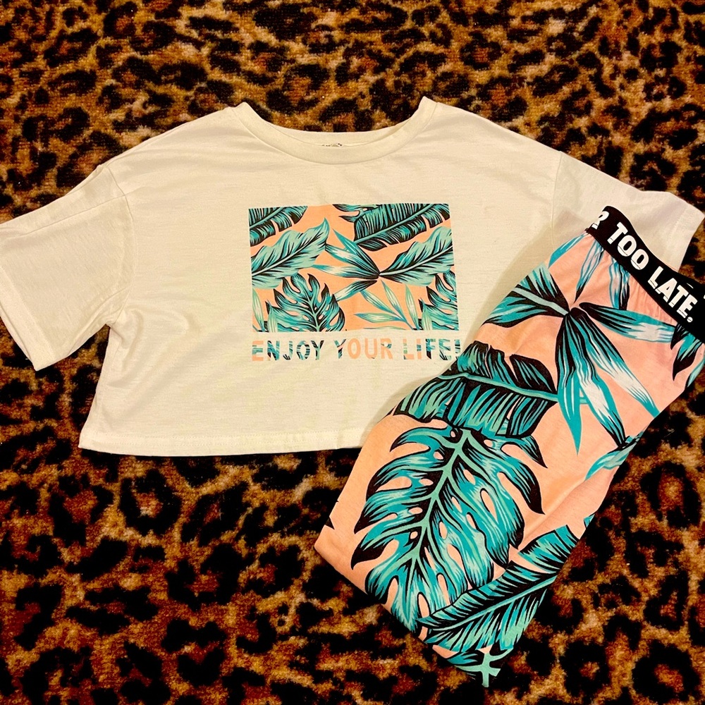 Palm tree workout set